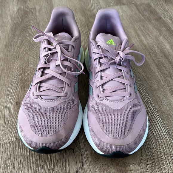 Adidas Magic Mauve Solar Yellow Supernova Sneakers Size 8.5 - Picture 2 of 6